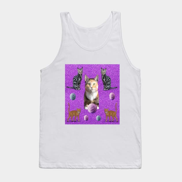 Kitties and Yarn! Tank Top by TLHolley-Shop